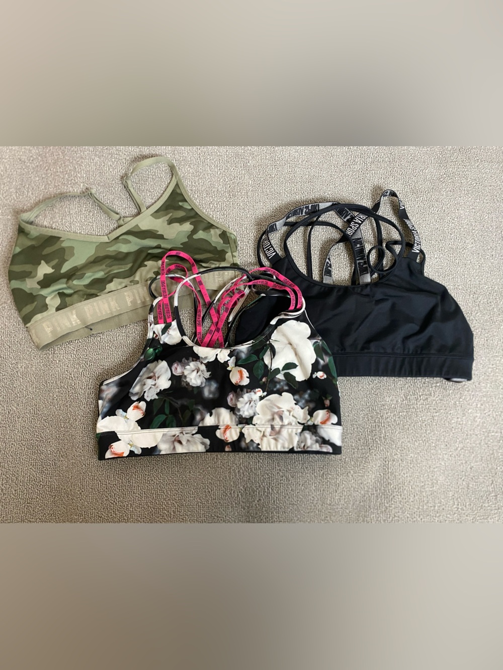 Victoria Secret Pink Lightweight Sports Bra Bundle